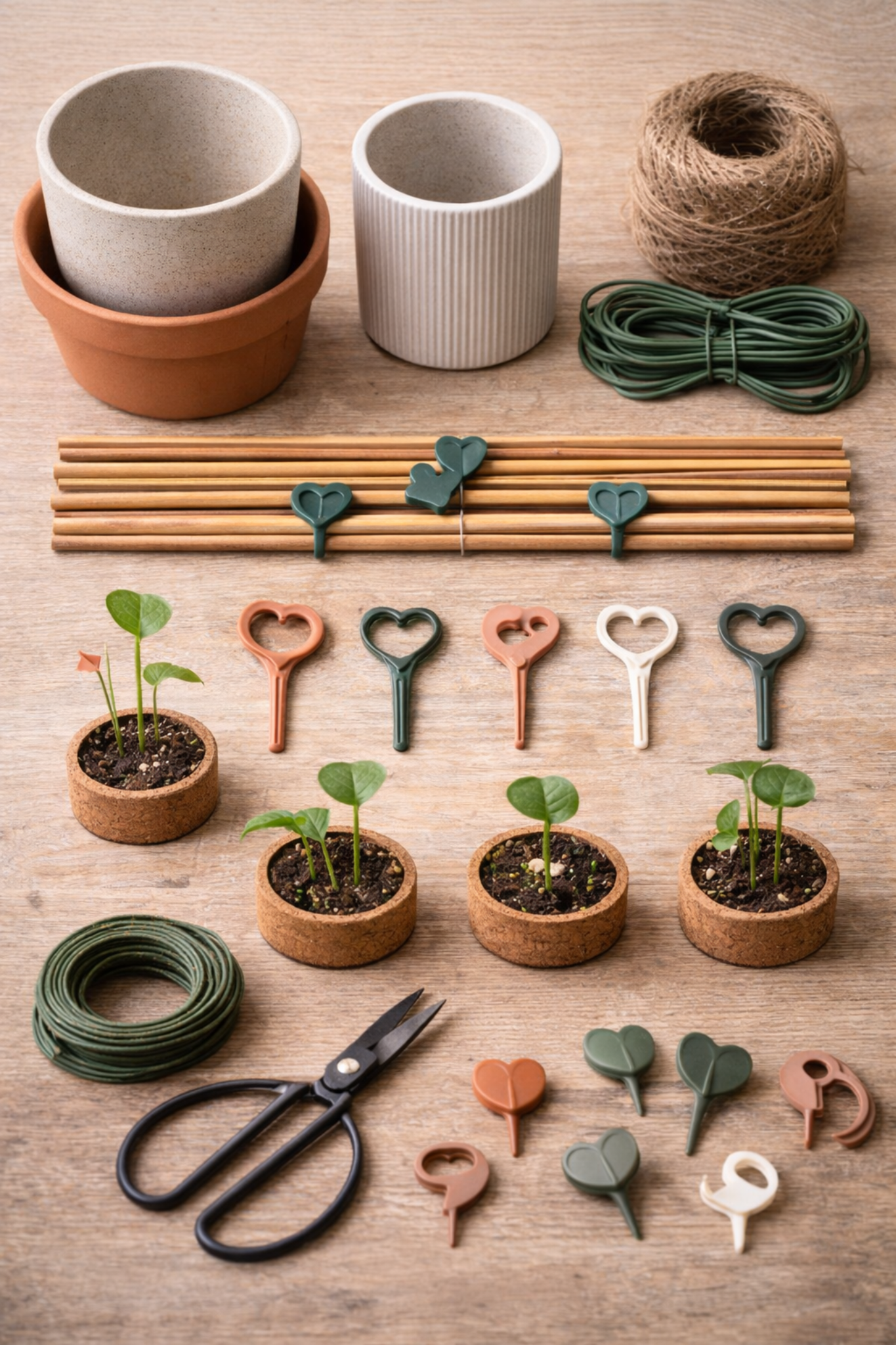 Tools and accessories for building terrariums